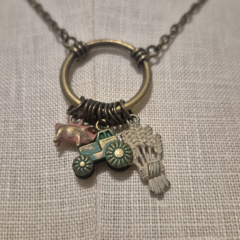 Farmers Daughter Charm Necklace